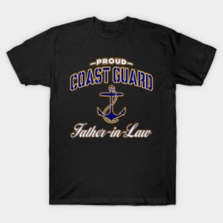 Coast Guard Father-In-Law For T-Shirt